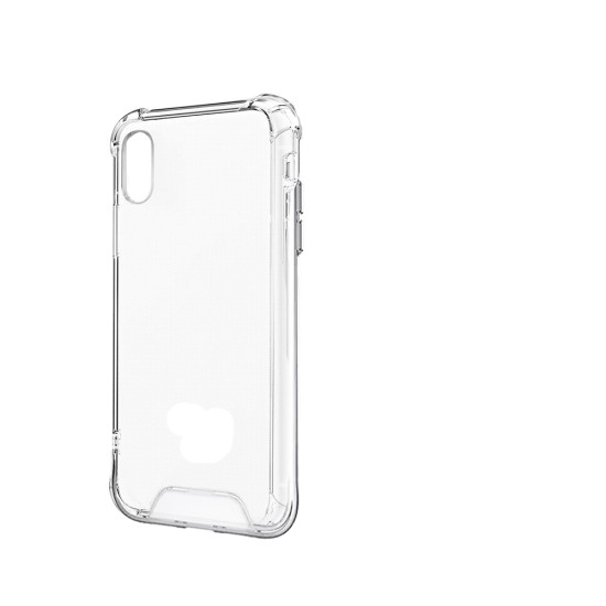 Capa de Silicone com Cantos Duras para Apple iPhone XR Transparente